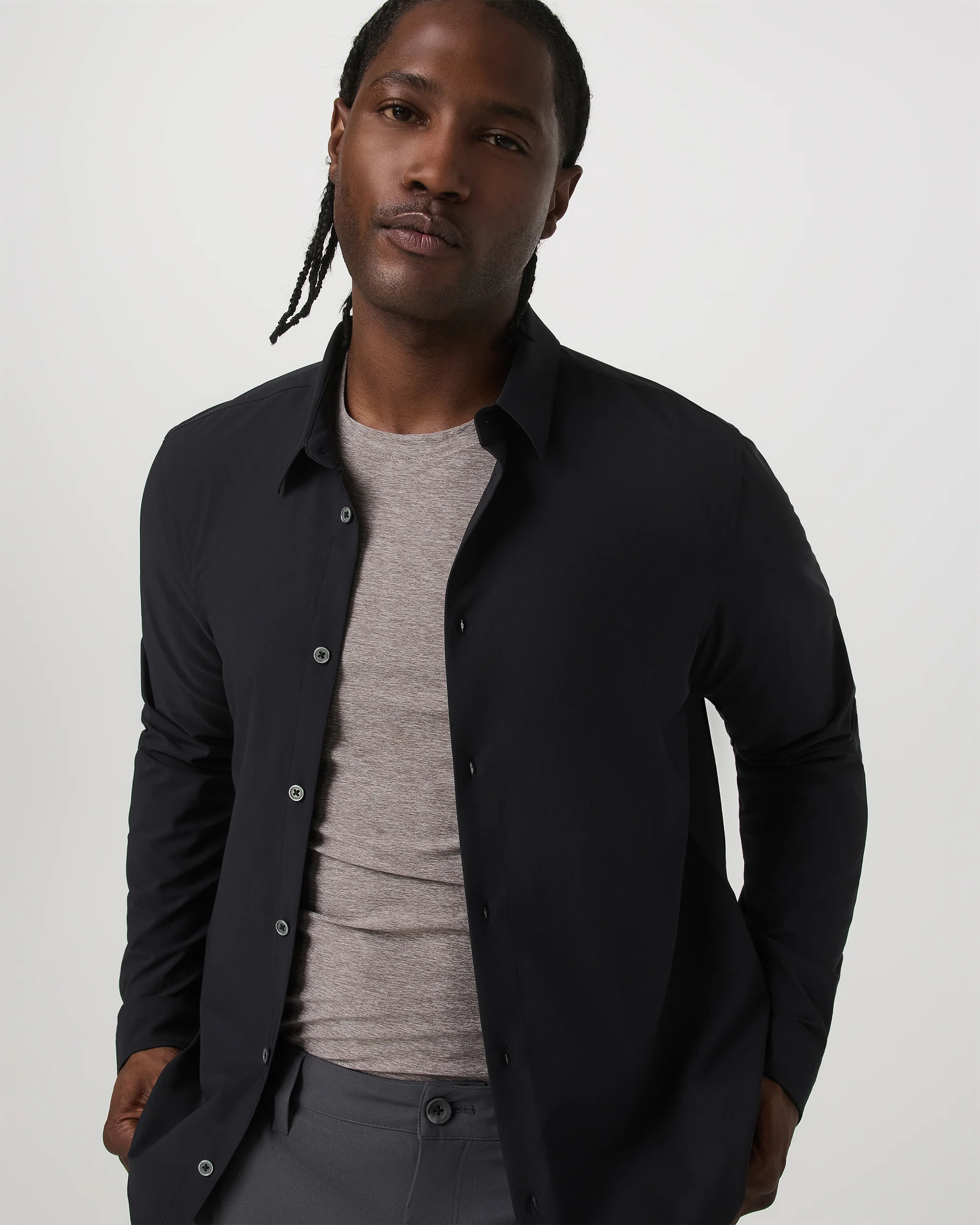 Long Sleeve Manhattan Button Down