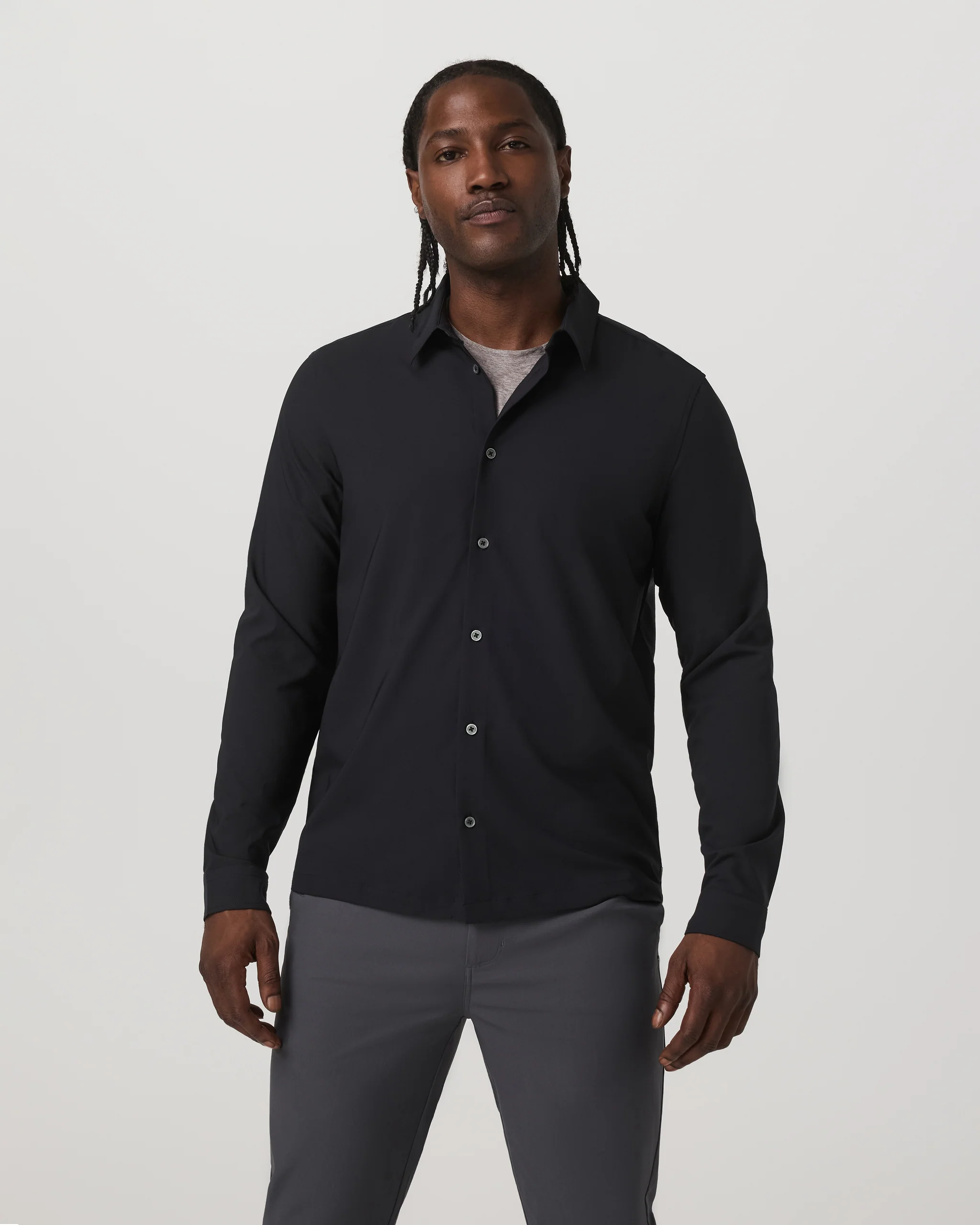 Long Sleeve Manhattan Button Down