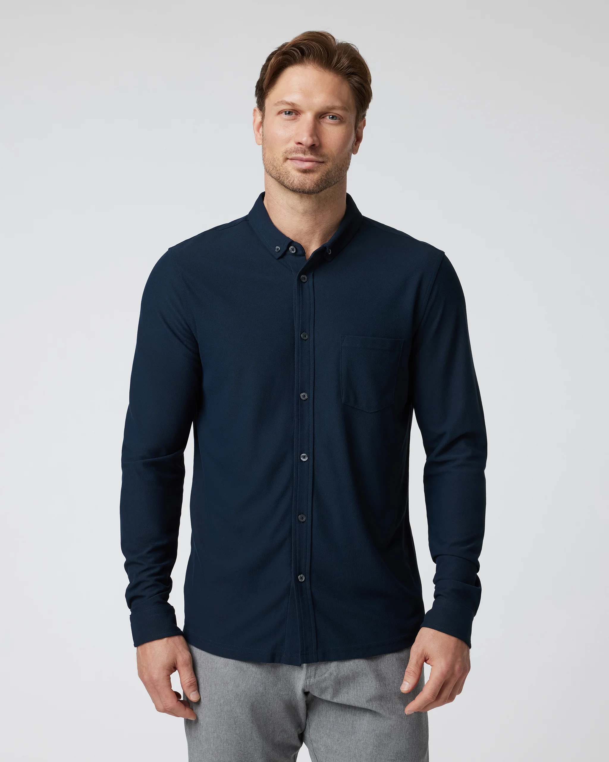 Long Sleeve Ace Button-Down