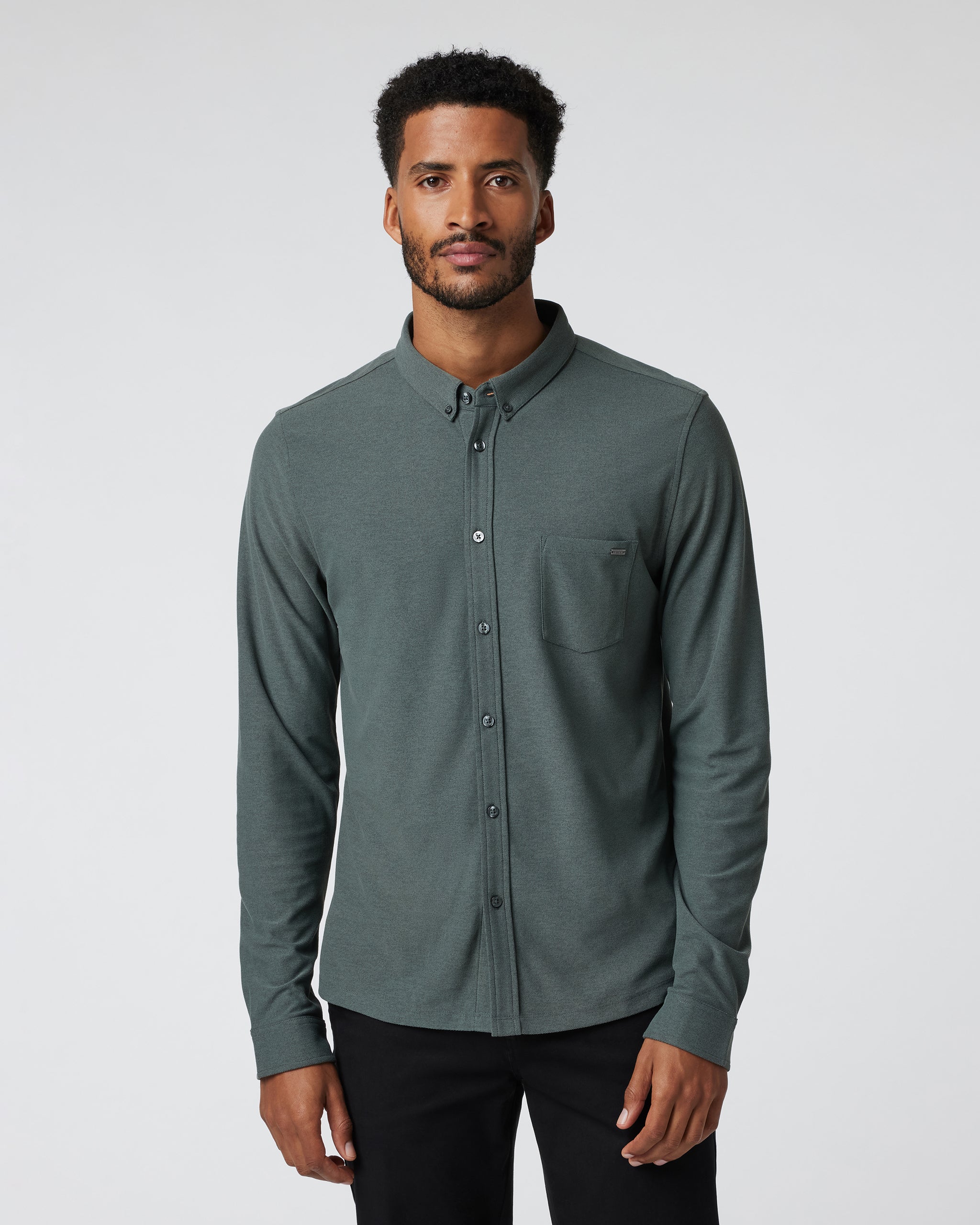 Long Sleeve Ace Button-Down