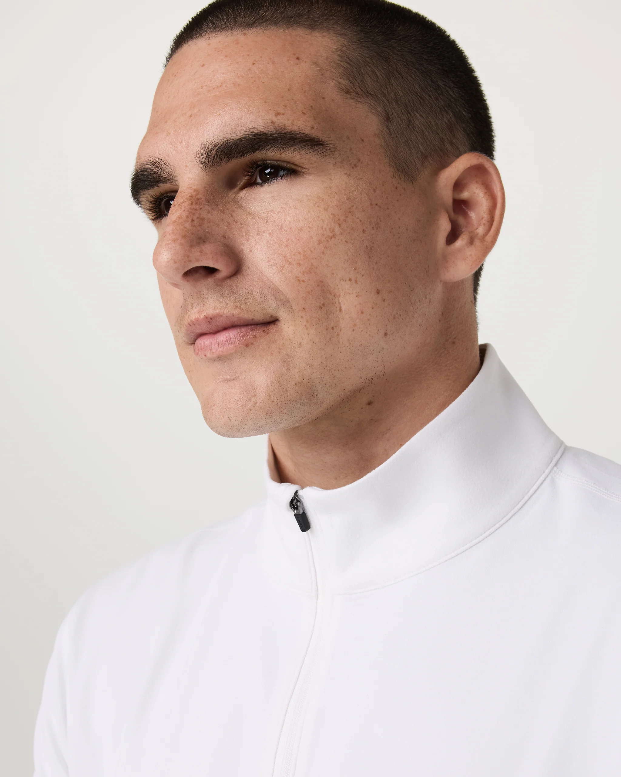 Ponto Half Zip Mock Neck