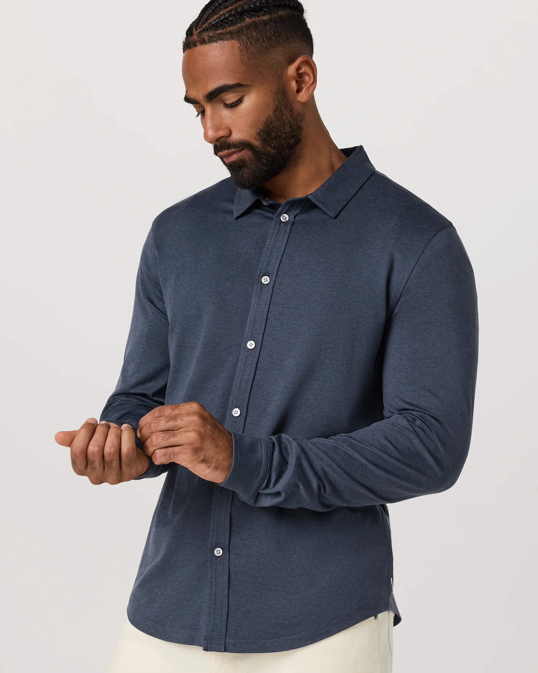 Long Sleeve Ponto Button Down Shirt