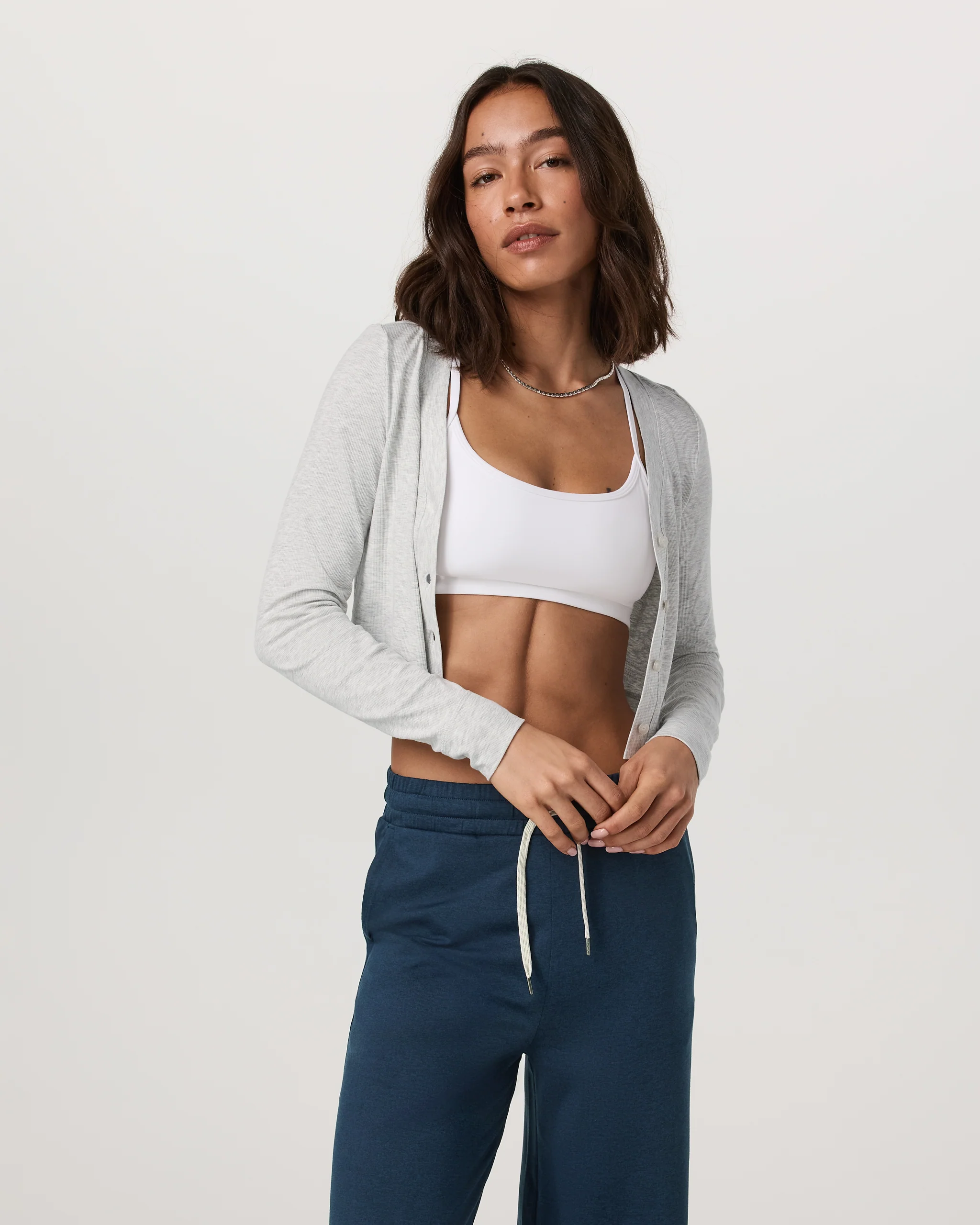 Long Sleeve Pose Mini Cardigan