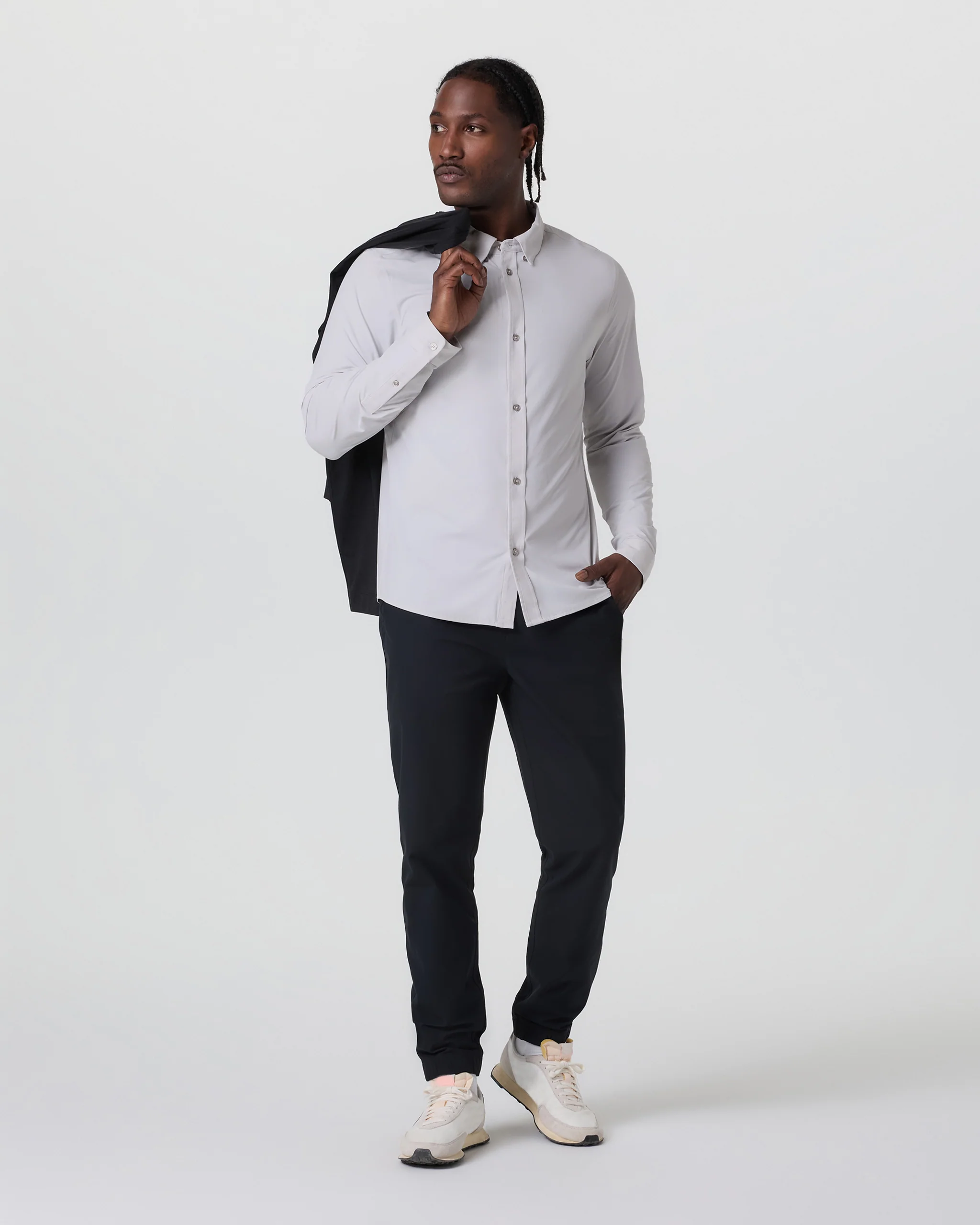 Long Sleeve TravelLite Button Down