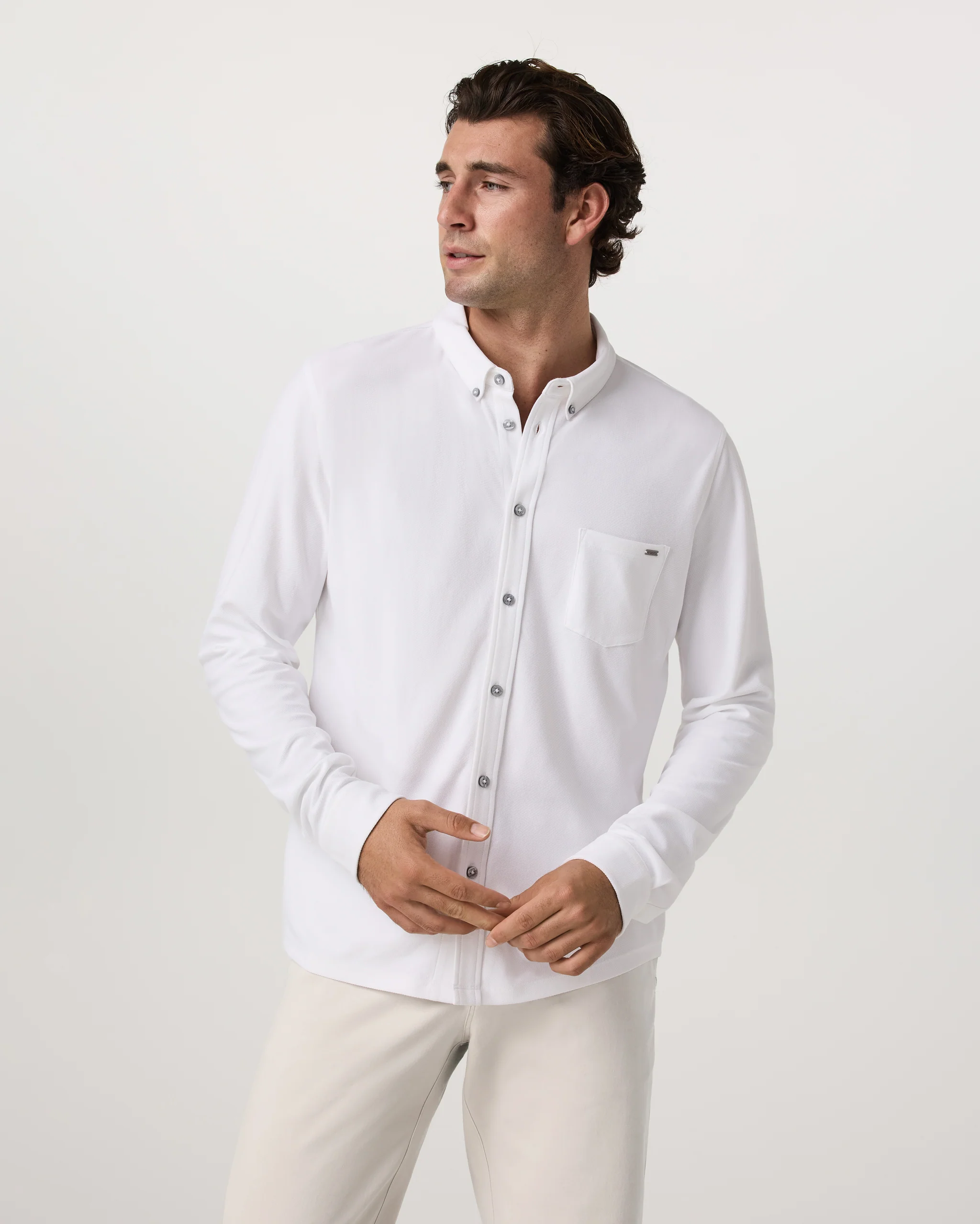 Long Sleeve Ace Button-Down