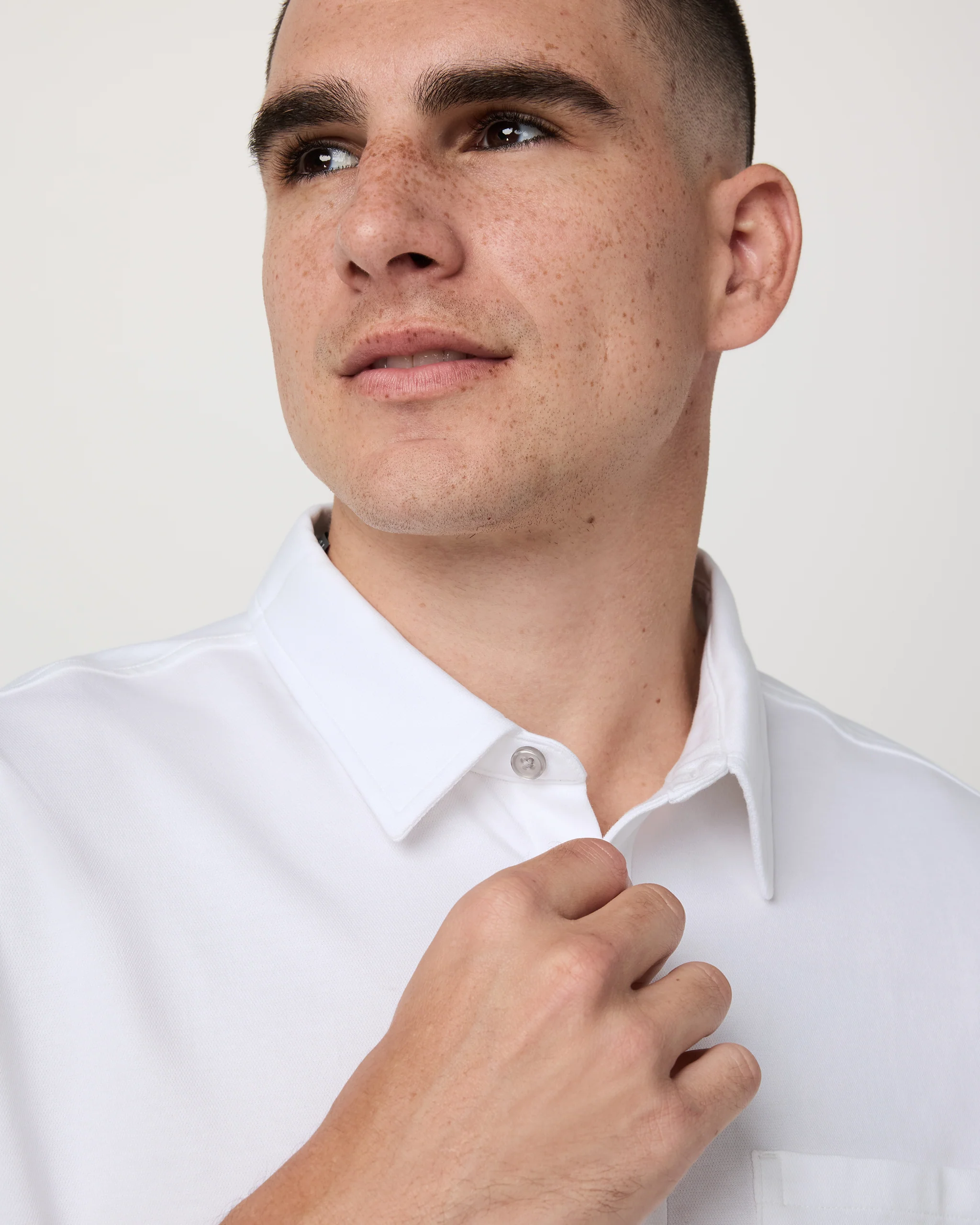 Short Sleeve Knit Oxford Button Down - Classic Fit