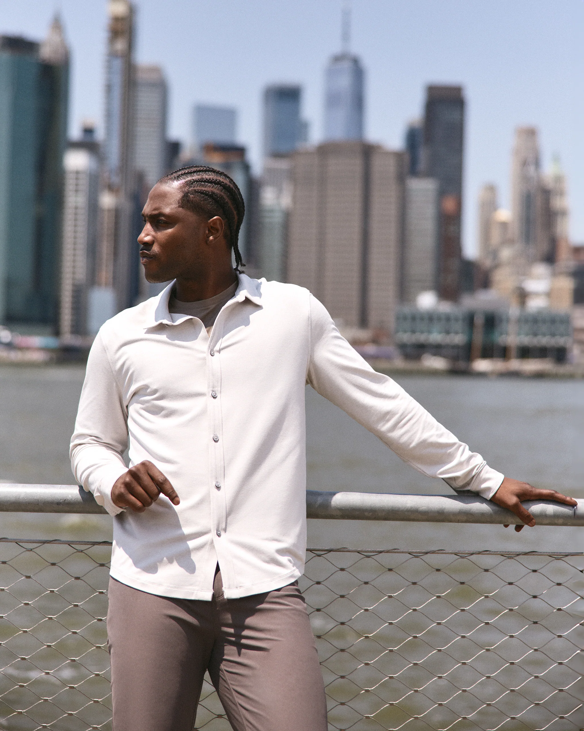 Long Sleeve Ponto Button Down Shirt