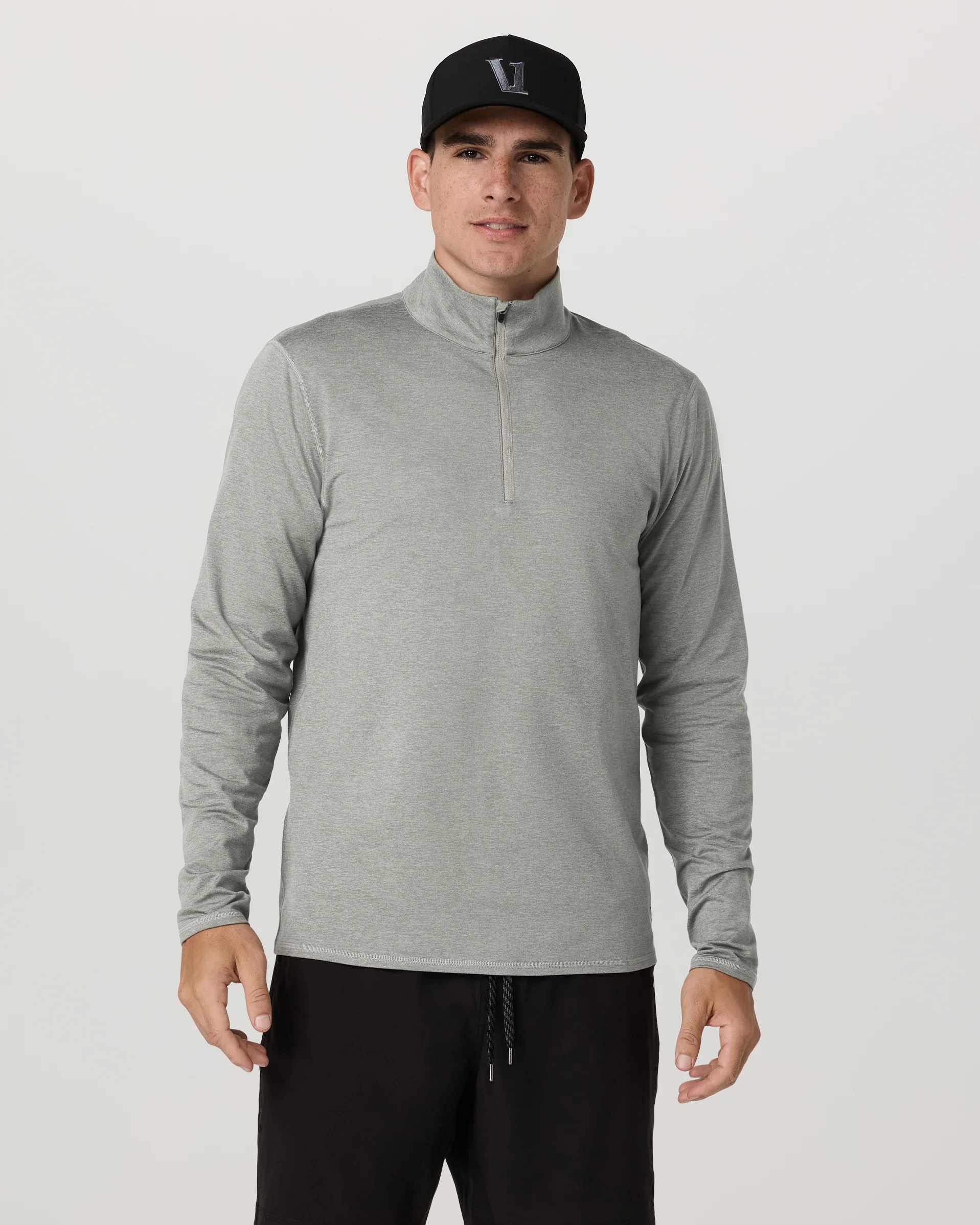 Ponto Half Zip Mock Neck