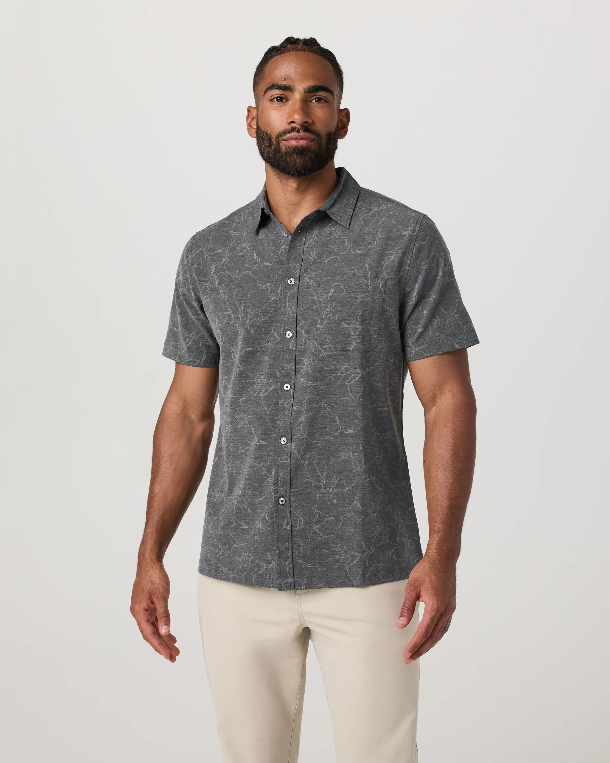Short Sleeve Bridge Button Down