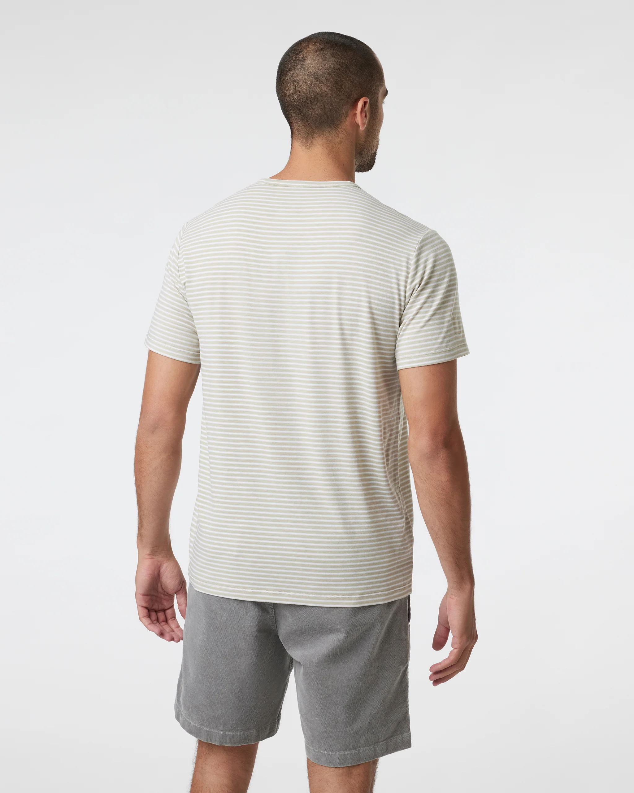 Short Sleeve Current Stripe Tee