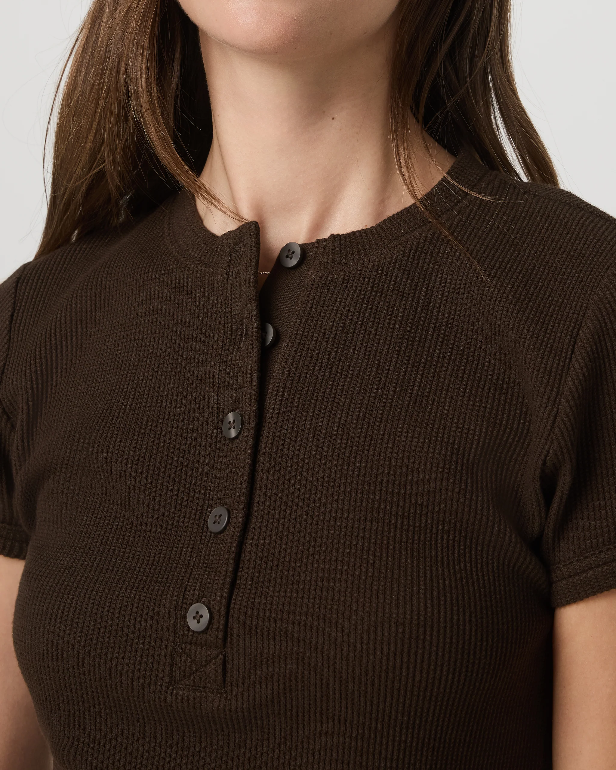 Short Sleeve Waffle Baby Tee