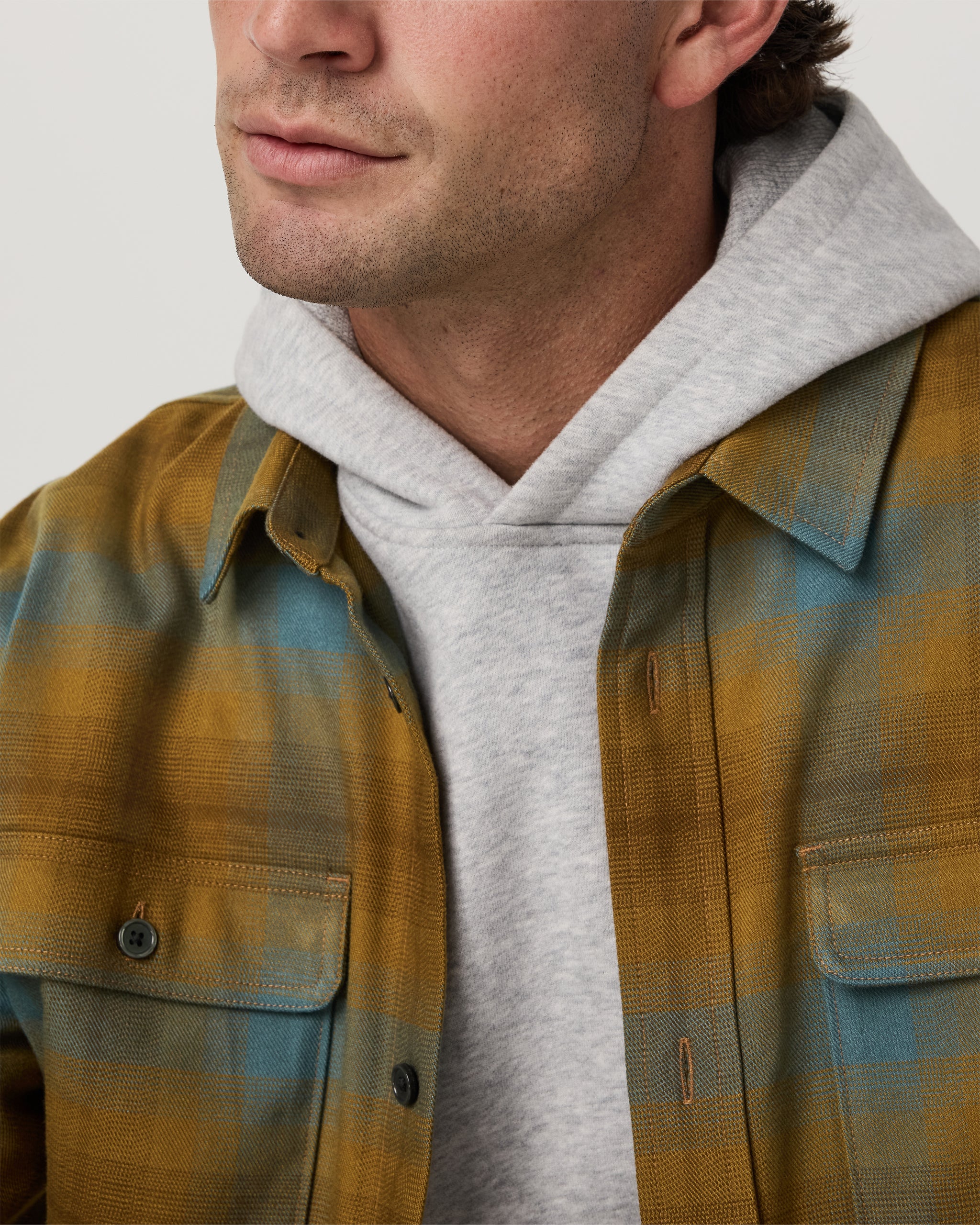 Long Sleeve Flannel Button Down Shirt