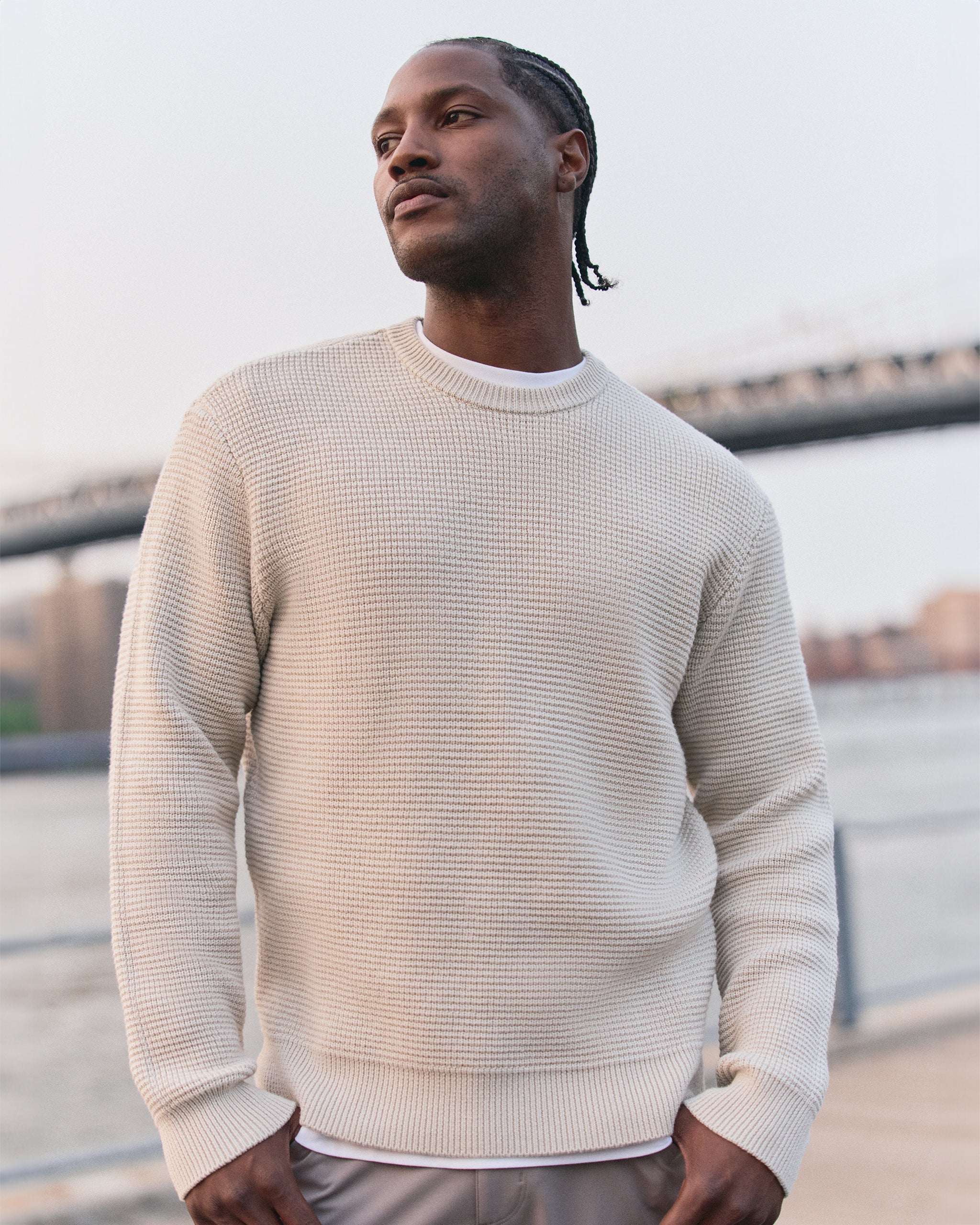 Denver Waffle Crew Sweater