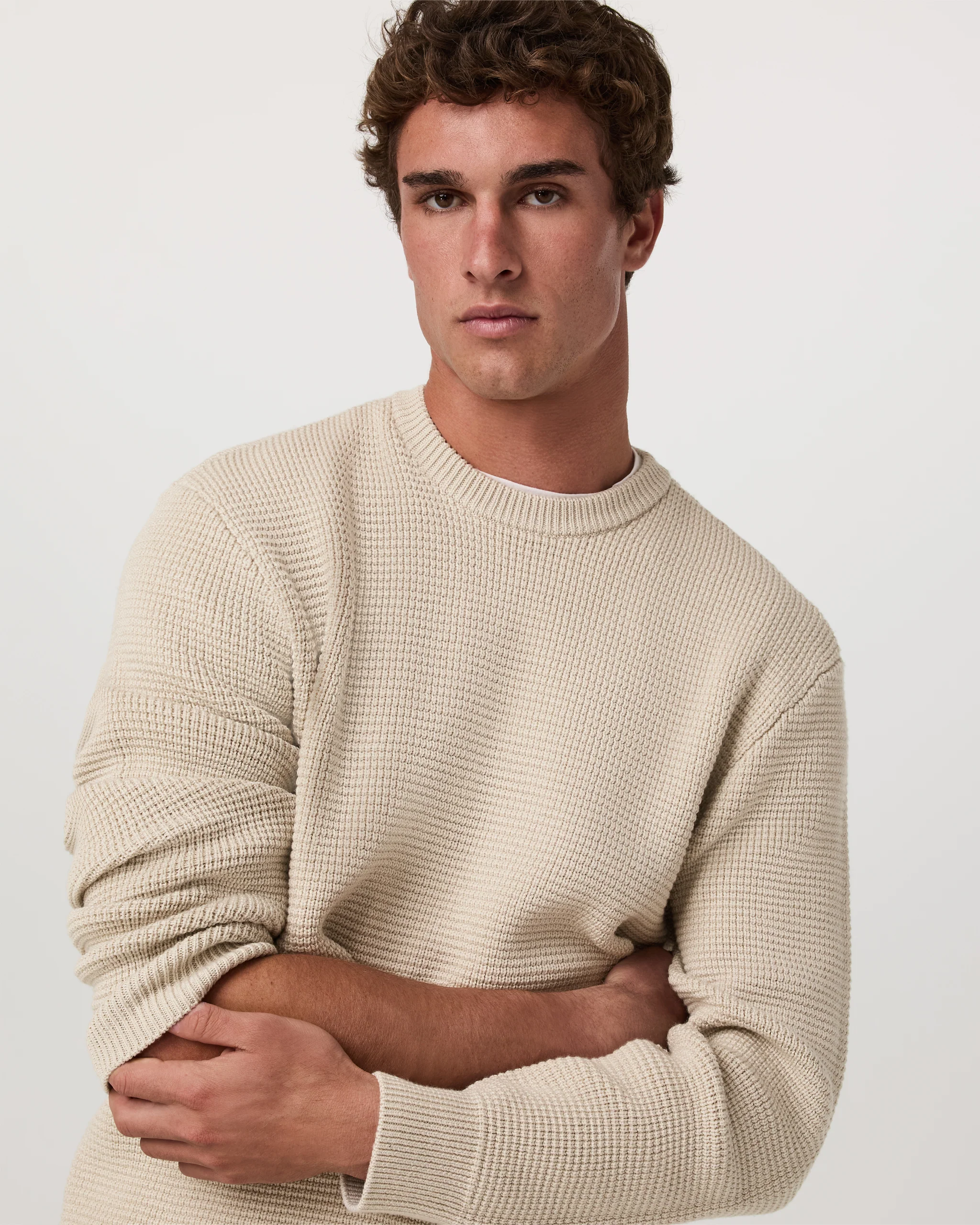 Denver Waffle Crew Sweater